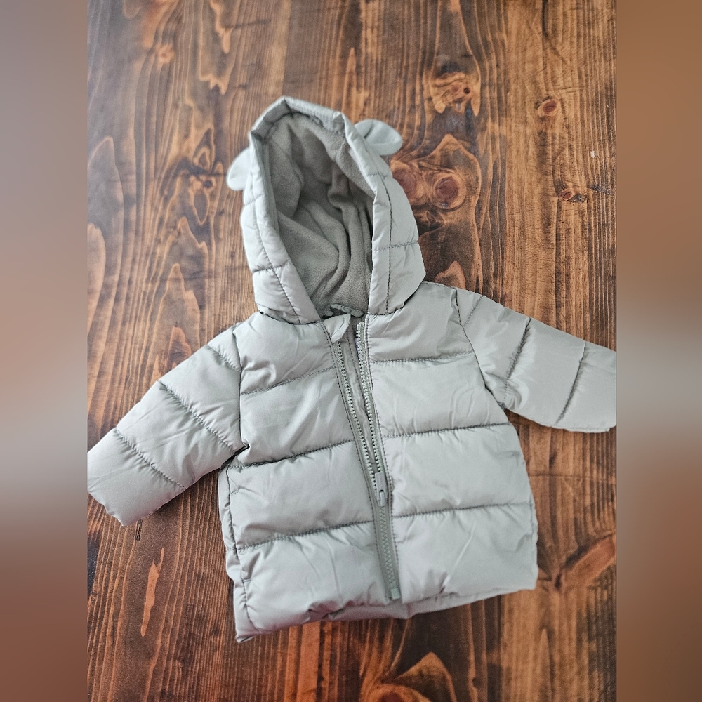 Bwby Gray Puffer Jacket